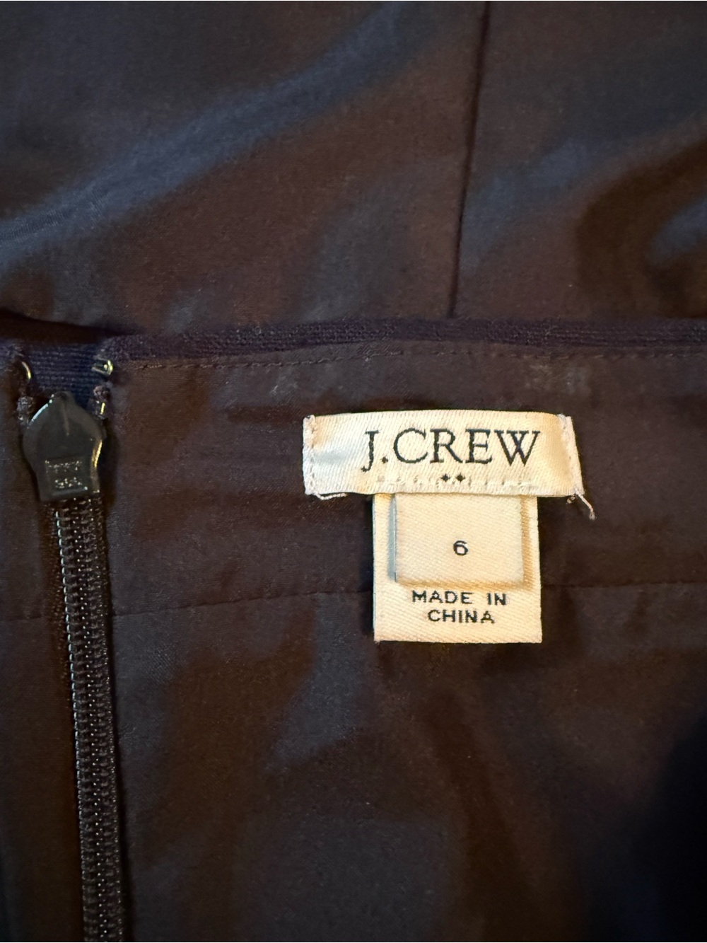 J.Crew Navy & White Linen Cotton Skirt Suit Set – Size 8 - Picture 4 of 7